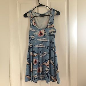 Older Sourpuss Discontinued Shark Skater Dress - Size Medium